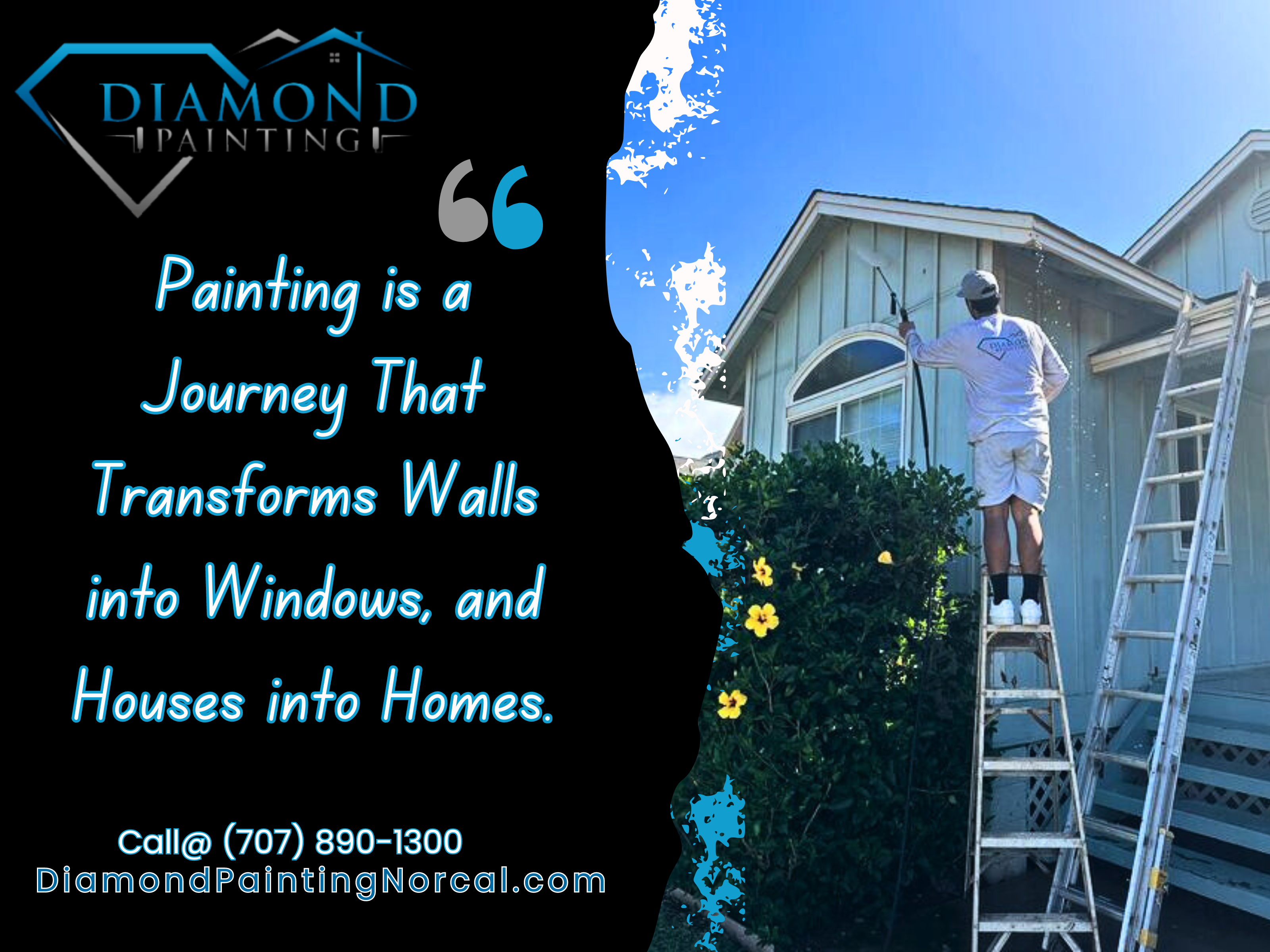 Painting is a Journey that Transforms Walls into Windows, and Houses into Homes